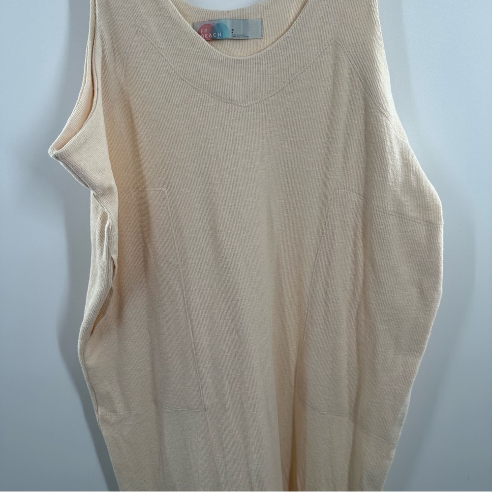 Free People Beach Be Happy White Cream Dress - Picture 4 of 9